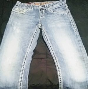 Mens Sz 32x32 Rock Revival Jeans!!!!